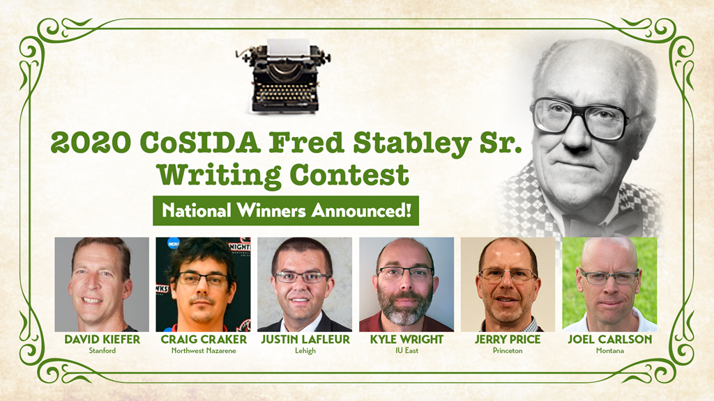 2019-20 Stabley Writing Contest National Winners Selected